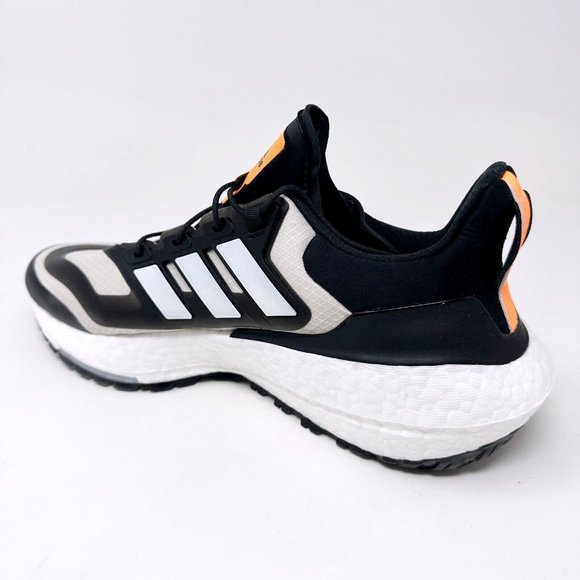 Adidas Ultraboost 22 COLD.RDY 2.0 Black White Orange Womens Trainers GX6735 - Picture 3 of 6